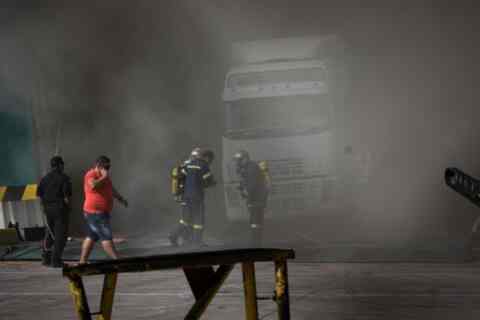 Το “ευχαριστώ” της ΑΝΕΚ για την κατάσβεση της φωτιάς στο “Ελευθέριος Βενιζέλος”