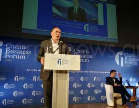 Γιώργος Σταθάκης από το 1ο επιχειρηματικό «Forum» Χανίων: Στροφή στην επιχειρηματικότητα
