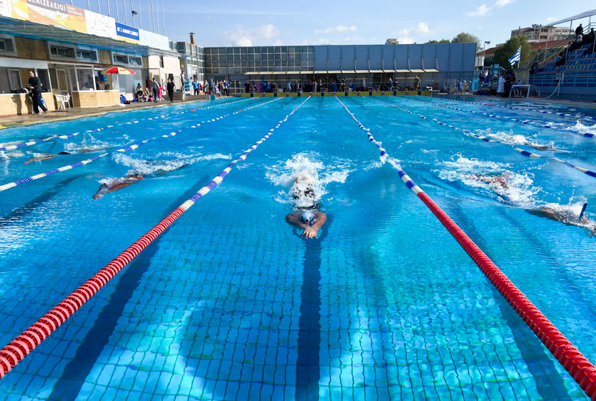 Θερμικό κάλυμμα για την 50άρα πισίνα του κολυμβητηρίου Χανίων