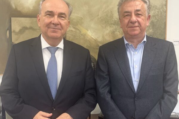 Συνάντηση Περιφερειάρχη Κρήτης με τον Αν. Υπουργό Εθνικής Οικονομίας και Οικονομικών