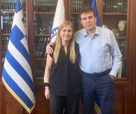 Για την ασφάλεια της τοπικής κοινωνίας των Χανίων συζήτησαν Βολουδάκη – Χρυσοχοΐδης