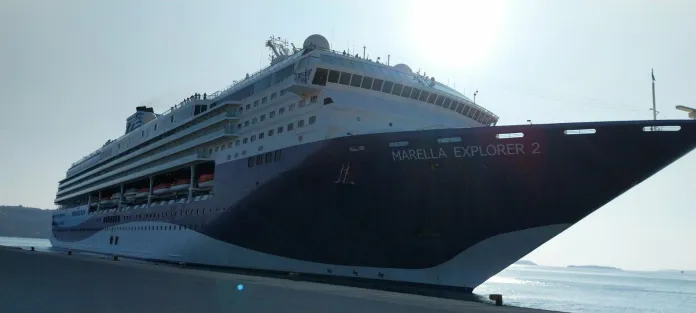 Δύο κρουαζιερόπλοια έδεσαν σήμερα στο λιμάνι της Σούδας