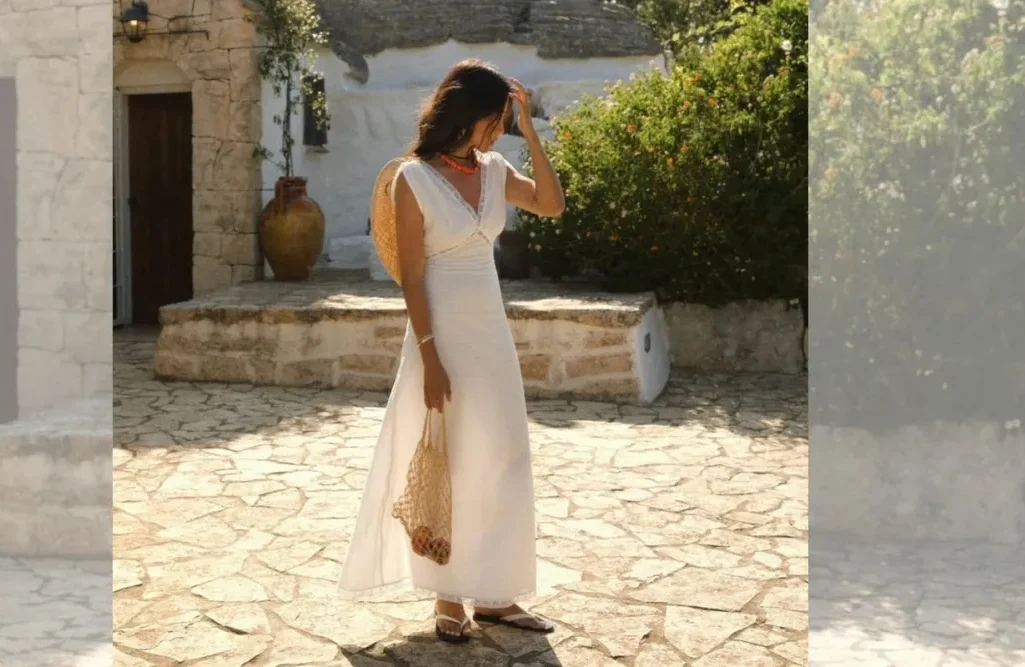Καλοκαίρι με στυλ: Μάξι φόρεμα και φλατ για κάθε περίσταση με ισορροπία