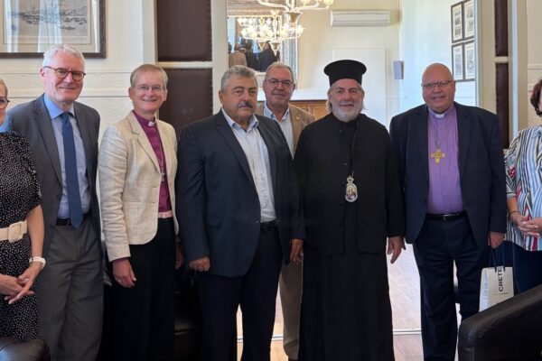 Επίσκεψη του Προεδρείου του Συμβουλίου Ευρωπαϊκών Εκκλησιών στον Ανιπεριφερειάρχη Χανίων Νίκο Καλογερή